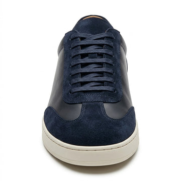Suede and Leather Panel Sneakers