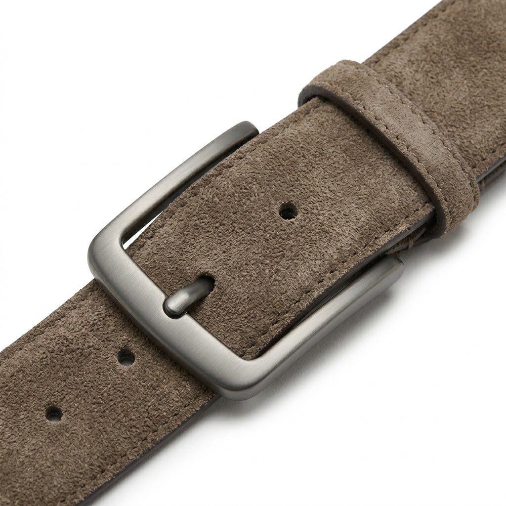 Men's Textured Suede Belt