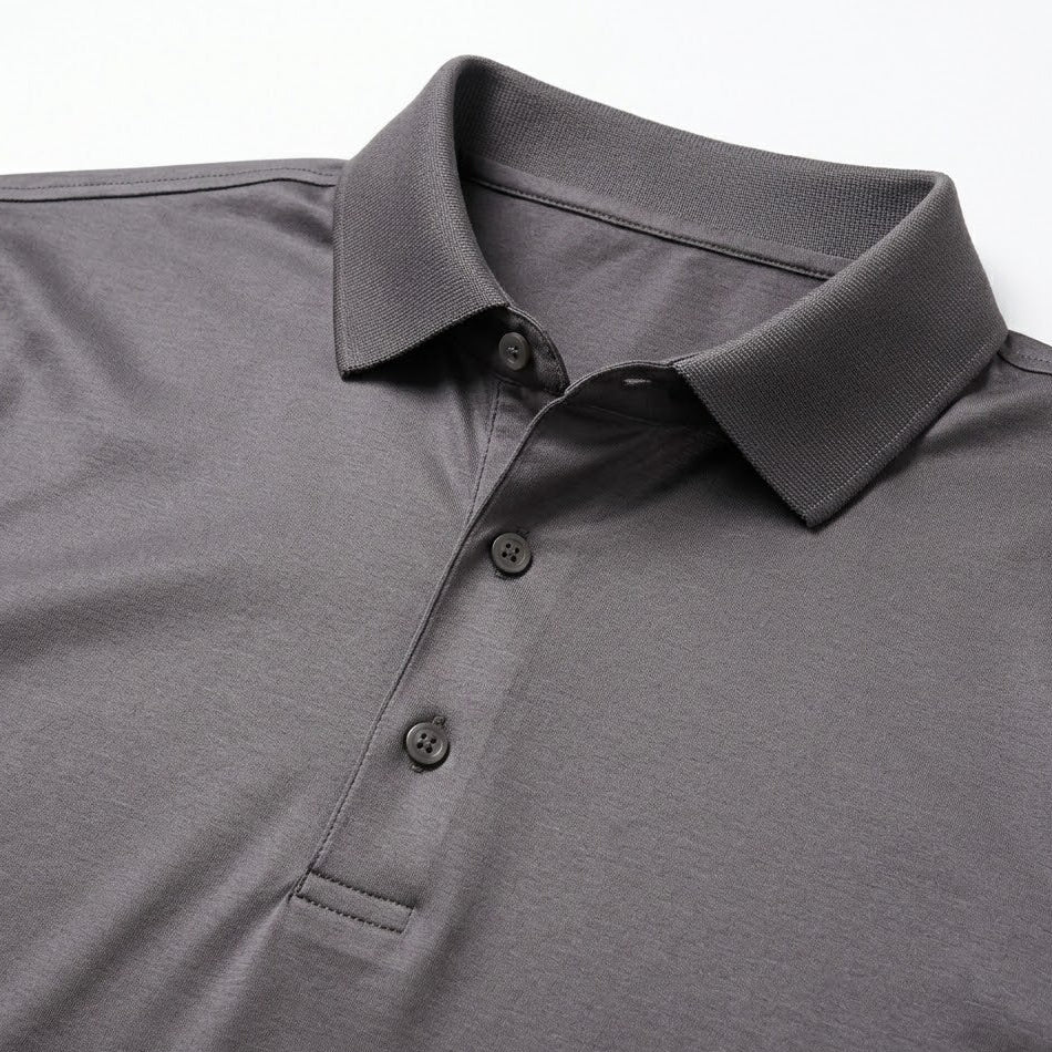 Luxury Mercerised Cotton Polo Shirt