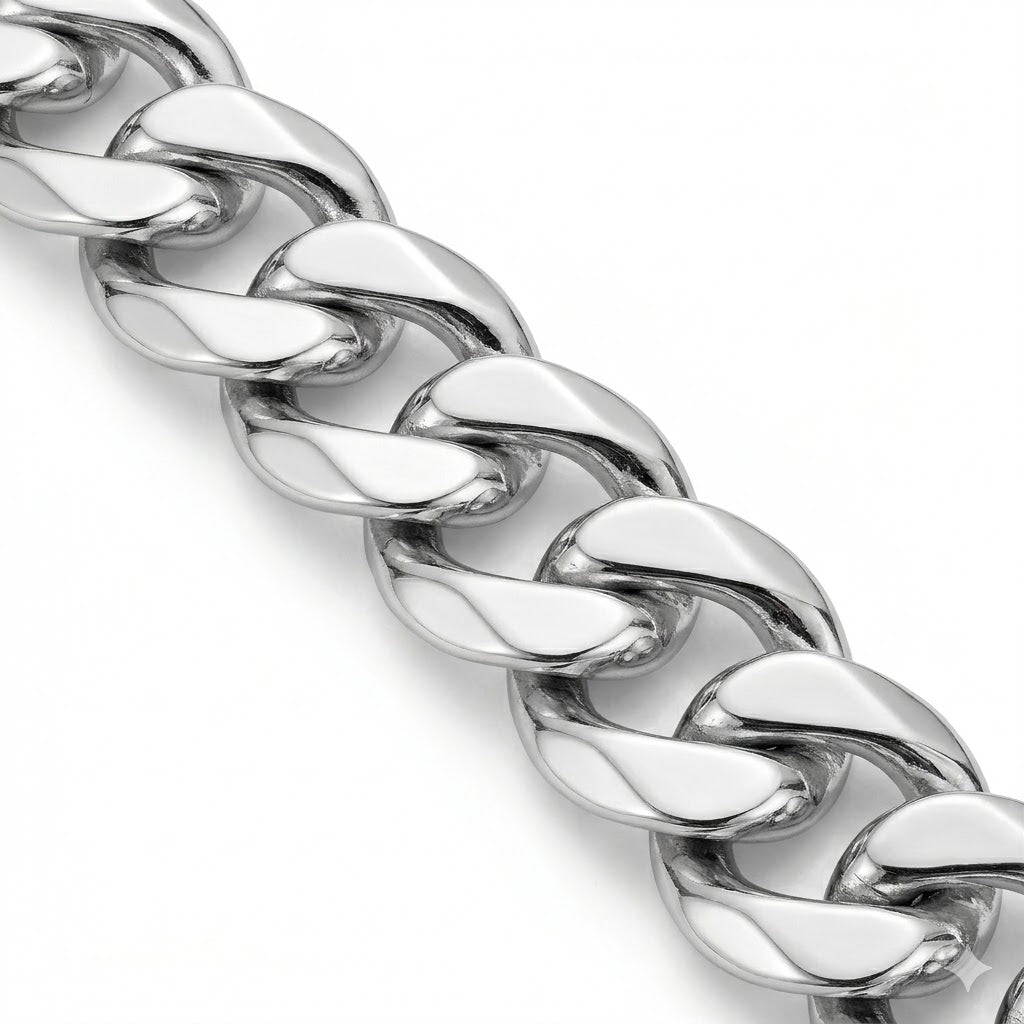 Men's Sterling Silver Chain Bracelet